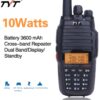 TYT TH-UV8000D 10W Cross-band Repeater Dual Band 3600mAh Battery 10km Transceiver with Speaker Microphone Car Charger Programming Cable Security Headset High Gain Antenna