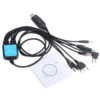 8 in 1 Computer USB Programming Cable CD For Kenwood Baofeng Motorola Yaesu Icom HYT Walkie Talkie Car Mobile Radio