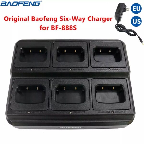 Baofeng BF-888S Multi Battery Six-way Rapid Charger