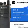 Free Shipping Professional Handheld UHF /VHF 16 CH GP340 Walkie Talkie