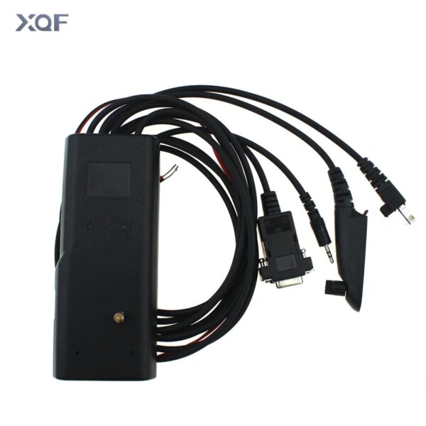 Motorola Walkie Talkie 4 in1 Programming Cable for GP88S GP328 GP300 GM300 GP88S Two Way Radio