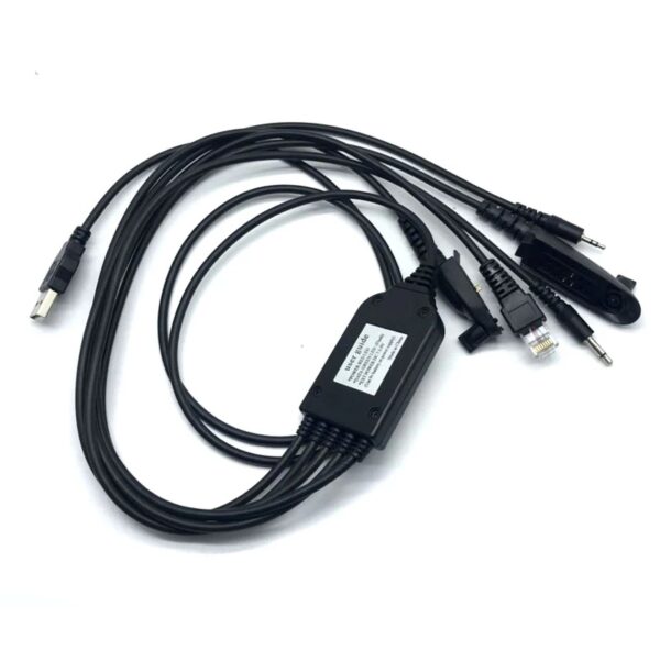 Motorola AXU4100 CP200 GP68 GP300 GP328 Plus GP88S GM300 GM3188 PRO5150 5 in 1 USB Programming Cable