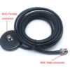 TW-35B BNC Antenna Magnetic Mount with 5M RG-58 Cable for Handheld Antenna Fit 27Mhz Cobra Car CB Radio