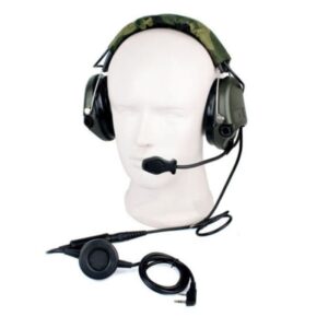 Tactical H60 Headset Noise Reduction Canceling Electronic Sound Pickup for Two Way Radio