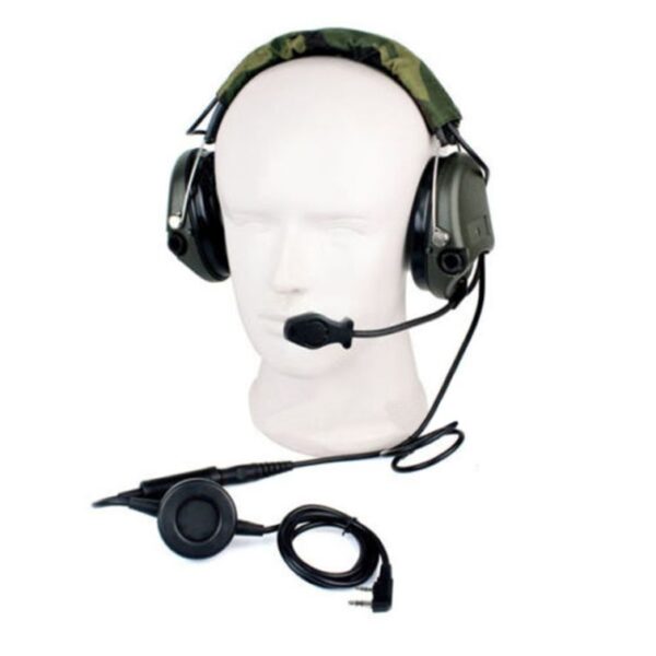 Tactical H60 Headset Noise Reduction Canceling Electronic Sound Pickup for Two Way Radio