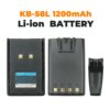 Kirisun 1200mAh Battery for PT4200 PT5200 PT558 PT668 PT558S PT-4200 Two Way Radio