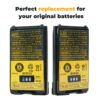 1800mAh Battery for Kenwood TH-255A TH-K2AT TH-K2E TH-K2ET TH-K4ET Part NO KNB-43 PB-43H PB-43N - Image 5