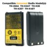 1800mAh Battery for Kenwood TH-255A TH-K2AT TH-K2E TH-K2ET TH-K4ET Part NO KNB-43 PB-43H PB-43N - Image 6