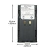 KNB-16 KNB-16A KNB-17A KNB-21 2000mAh Ni-MH Battery for Kenwood TK-480 TK-380 TK-280 TK-290 Two-Way Radio - Image 2
