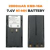 KNB-16 KNB-16A KNB-17A KNB-21 2000mAh Ni-MH Battery for Kenwood TK-480 TK-380 TK-280 TK-290 Two-Way Radio