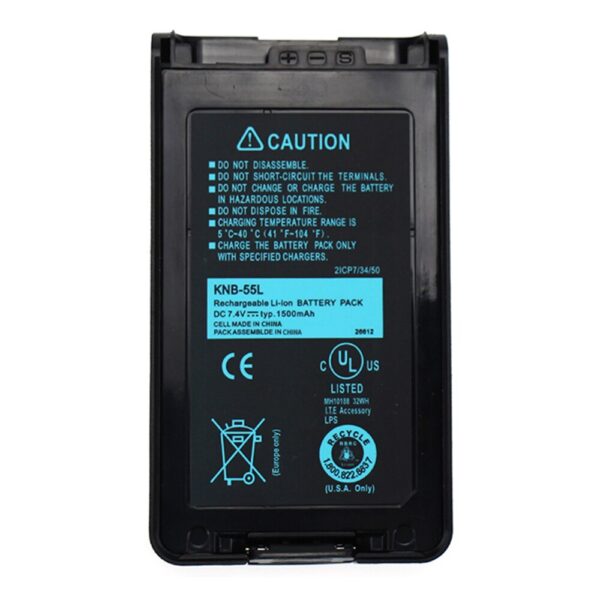KNB-55L Battery for Kenwood Radio TK-3360 TK-3160 TK-2170 KNB-57L TK-3173 TK-3170 TK-2360 NX-320 TK-3140 TK-2160 - Image 4