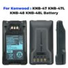 Kenwood NX-200 NX-300 TK-5320 Radio Battery Replacement 2600mAh KNB-48L KNB-47L Li-ion Battery - Image 3
