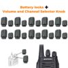 20sets Volume Knobs Channel Knobs Battery Locks for BaoFeng BF-888s Walkie Talkie - Image 5
