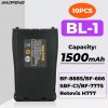 10pcs Baofeng BF-888S Walkie Talkie Battery BL-1 1500mAh Battery For BF-777S BF-666S BF-C1