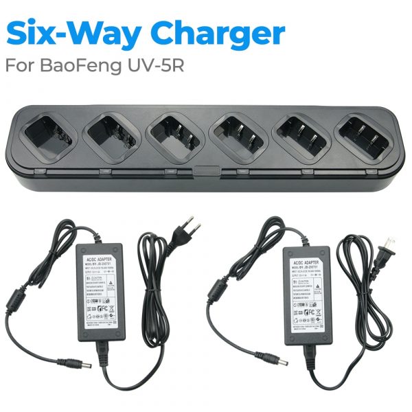 Batterie 3800mAh Avec Chargeur Type-C Pour Talkie-walkie Baofeng UV-5R, BF-F8HP, UV-5X3, Etc.