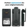 10pcs BP-280 Li-Ion Battery for ICOM IC-F1000 IC-F2000 Series Radio - Image 5