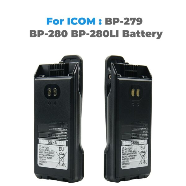 10pcs BP-280 Li-Ion Battery for ICOM IC-F1000 IC-F2000 Series Radio - Image 6