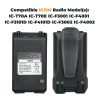 2pcs BP-265 2200mAh Li-Ion Battery for ICOM IC-F3001 IC-F4001 Two Way Radio with Belt Clip - Image 6