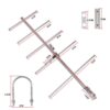 Walkie Talkie UHF Yagi Antenna 430-450MHz two way radio Yagi Gamma Antenna 11dB 100Watt Five Elements SO239 Connetor - Image 3
