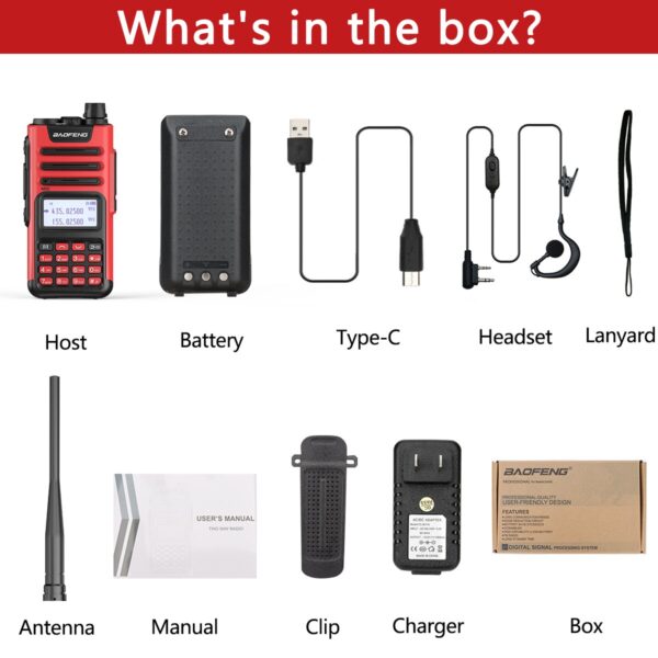 2022 New Baofeng UV-13 PRO 10W Walkie Talkie Dual band Transceiver Two Way Radio - Image 6