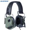 Baofeng Tactical Helmet Headset Noise Reduction Sound Pickup with PTT for Military Walkie Talkie Outdoot Hunting Radio AR-152