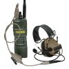 Tactical Headset U94 PTT RAC with 6 Pin Connector for AN/PRC 148 & PRC 152 Walkie-talkie - Image 5