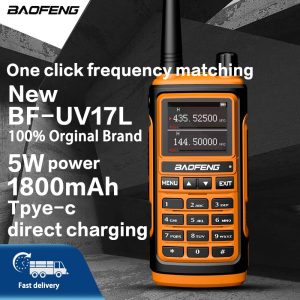 BAOFENG P15UV Walkie Talkie 10W High Power Long Range Dual Band FM 999  Channels Handheld HF Transceiver Two Way Ham Radio