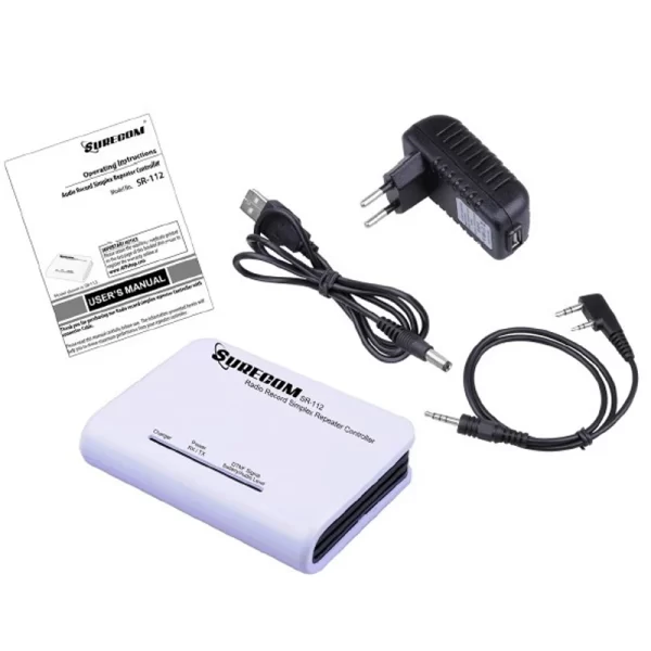 Surecom SR-112 Cross Band Simplex Repeater Controller for Baofeng Kenwood Wouxun Anytone Walkie Talkie Two Way Radio