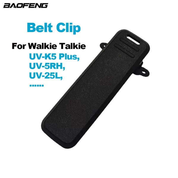 Original Belt Clips BF-UV25L BF-UV5RH BF-UVK5Plus Two Way Radios Extra Accessory
