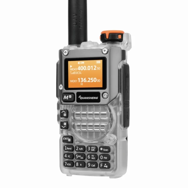 Quansheng UV-K6 Transparent AM FM Portable Transceiver Multi-band UV-K5 Upgrade quansheng k58 - Image 2