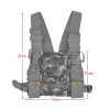 Universal Camouflage Chest Bag for Handheld Walkie Talkies  - Image 5