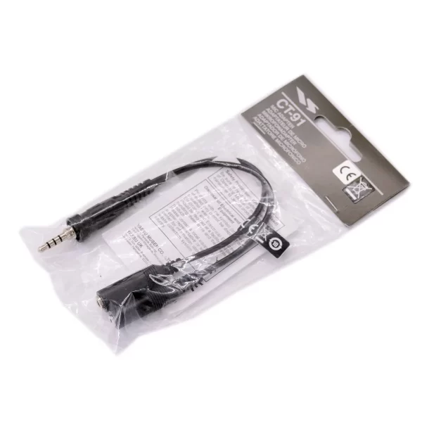 Yaesu Vertex Standard Horizon CT-91 Speaker Microphone Adapter for VX6R FT270R VXA710 HX600 CMP460A CT91 Mic Plug Cable - Image 2