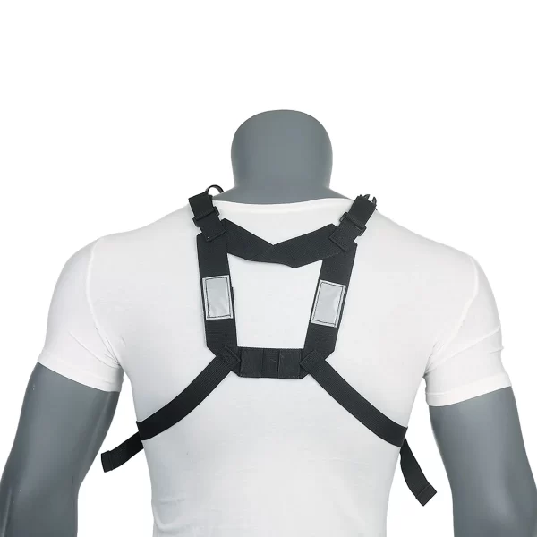 Walkie Talkie Chest Pocket Bags Pack, Harness Backpack Holster Walkie Talkie Carry Case for All radios PT09 - Image 4