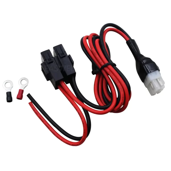 4 pin 12AWG DC Power Cable Yaesu Icom IC-7100 IC-7300 IC-7000 IC-7610 Alinco Radio  - Image 3