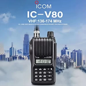 ICOM IC-V80E 8W 10KM Marine Transceiver Portable Walkie Talkie