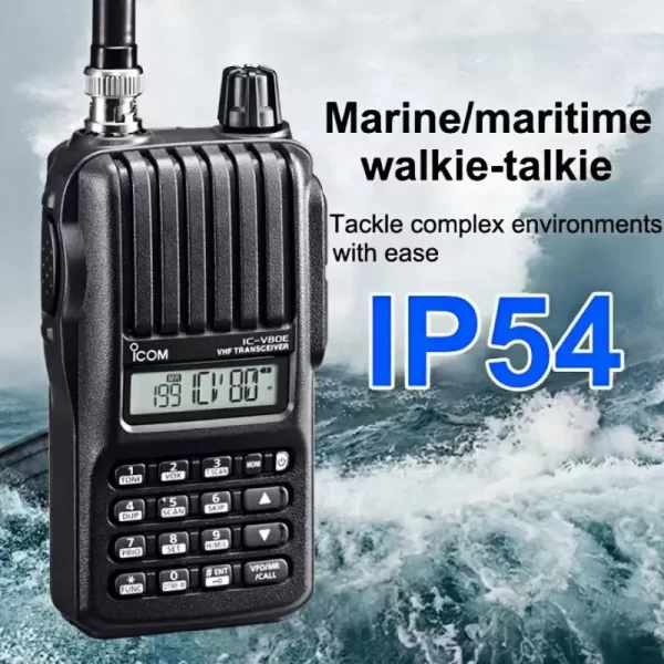 ICOM IC-V80E 8W 10KM Marine Transceiver Portable Walkie Talkie - Image 2