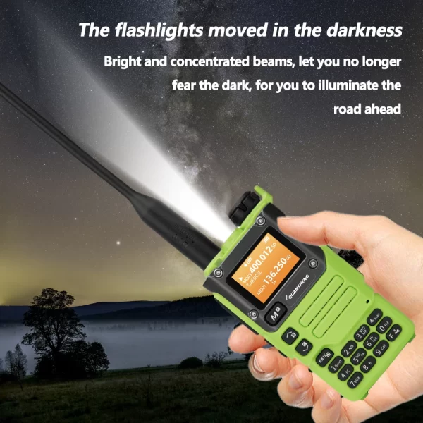 Quansheng UV-K6 Walkie Talkie 5W Green Air Band Type C Charge UHF VHF DTMF FM 50-600MHz NOAA Wireless Frequency Two Way CB Radio - Image 5