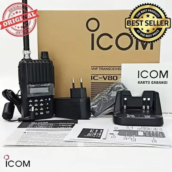 ICOM IC-V80E 8W 10KM Marine Transceiver Portable Walkie Talkie - Image 4