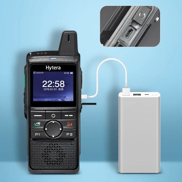 Hytera HYT PNC370 4G POC Walkie Talkie GPS Bluetooth Wifi Public Network Radio - Image 4