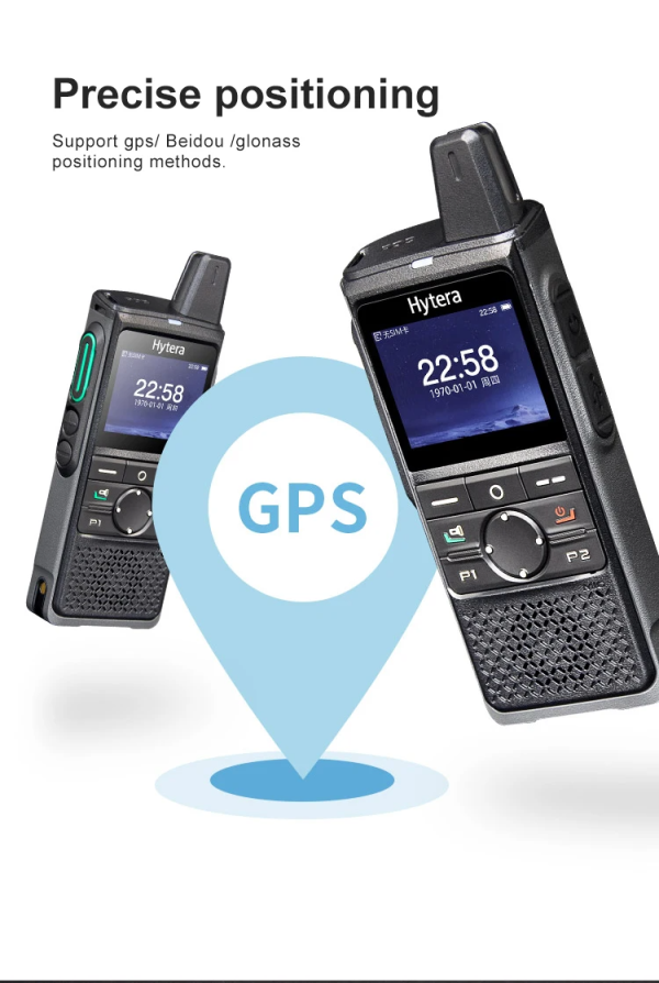 Hytera HYT PNC370 4G POC Walkie Talkie GPS Bluetooth Wifi Public Network Radio