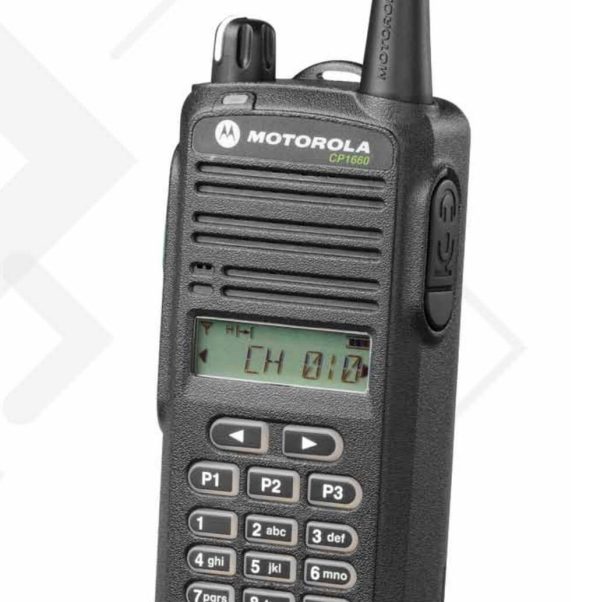 Motorola Cp1660 VHF UHF Portable Analog Radio with Keypads Screen - Image 2