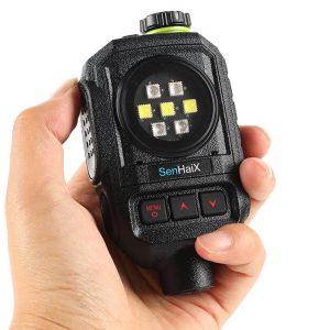Senhaix No.1 Walkie Talkie Bluetooth Hand Microphone Wireless Dual PTT Burst Light SOS Type-c Charging