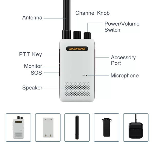 Baofeng BF 358 UHF 400-480Mhz Mini Ham Radio - Image 6