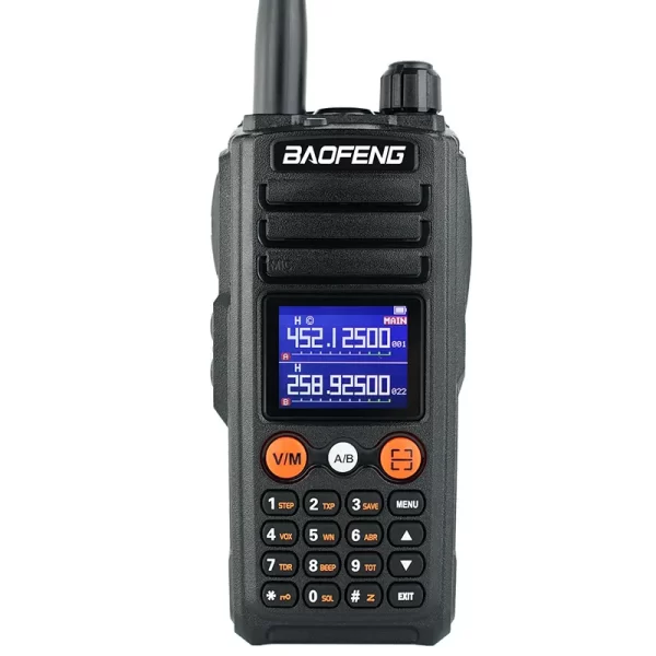 BAOFENG UV-27L Newest Portable Ham Radios Tri-Band 999CH NOAA Type-C Charging - Image 3