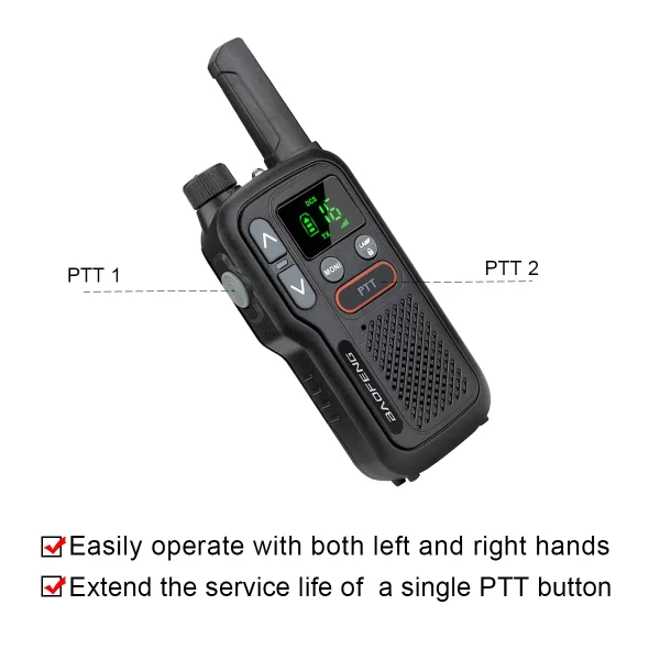 2pcs/pair Baofeng T18 Licence Free Mini FRS PMR Handheld Radio - Image 2