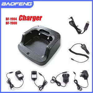 Original BAOFNEG BF-1904 BF-1908 Radios Fast Desktop Charger With EU/US/UK/AUS/USB/CAR Adapter