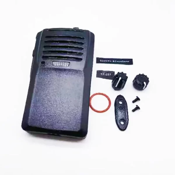 Front Cover Case Set with Volume Channel Knobs for Yaesu Walkie Talkie Vertex VX261 VX-261 Two Way Radio
