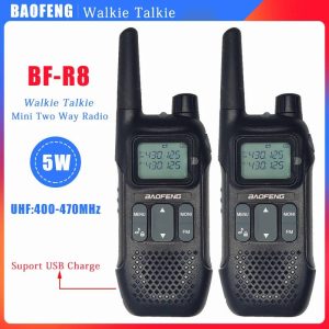 2pcs BAOFENG BF-R8 Mini Ham Walkie Talkie U9 Upgraded Version R8 Two Way Radio UHF 400-470 MHz