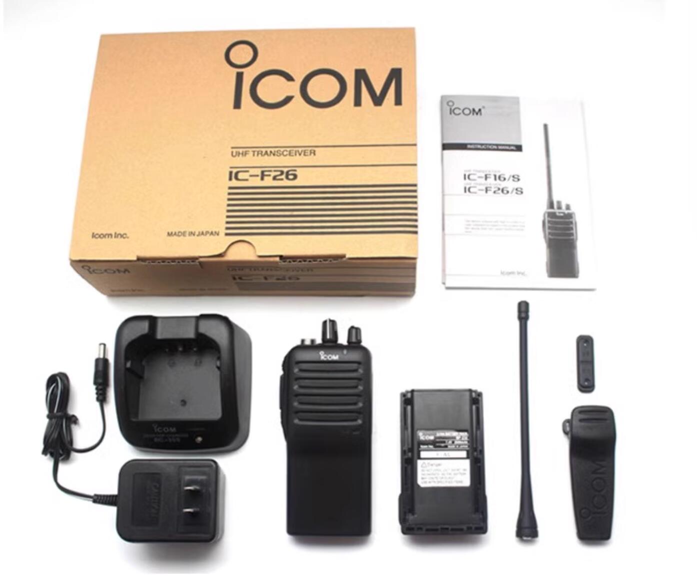 ICOM IC-F16 VHF Handheld Transceiver UHF IC F26 Professional 