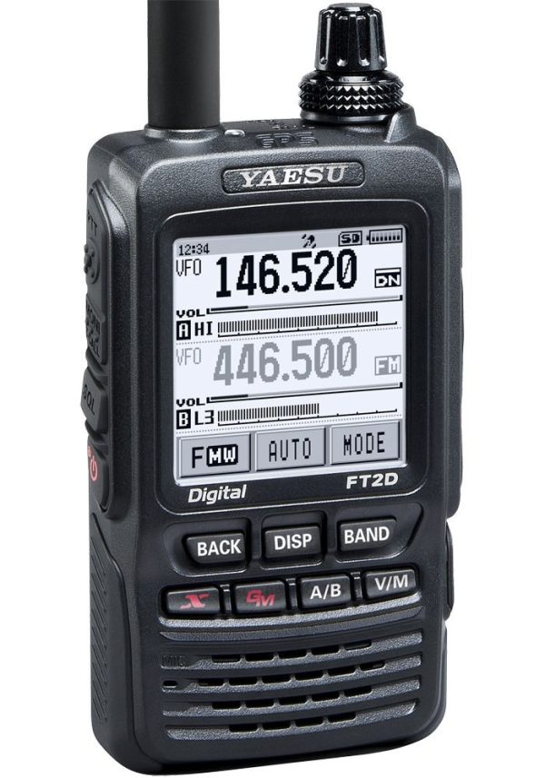 YAESU FT2DR C4FM 144/430 MHz Dual Band Digital Handheld Transceiver with 1.7' Touch Screen Display - Image 3